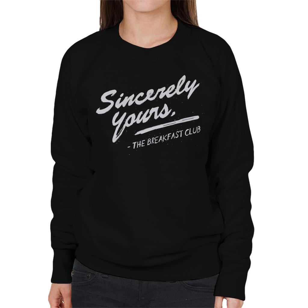 The Breakfast Club Sincerely Yours Women's Sweatshirt product image 1