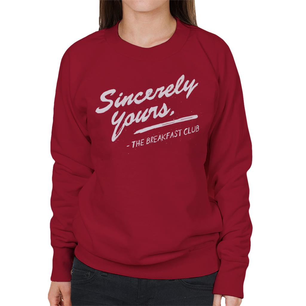 The Breakfast Club Sincerely Yours Women's Sweatshirt product image 4