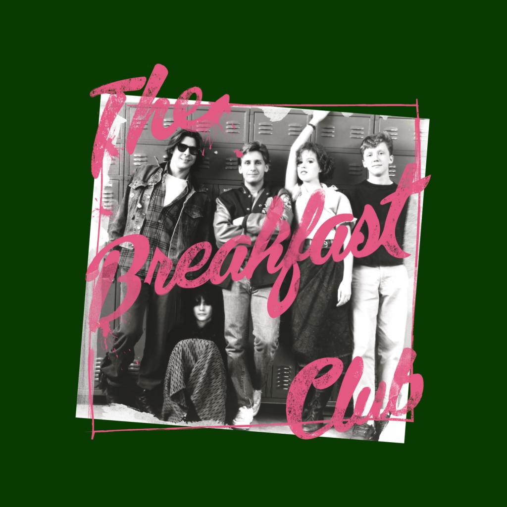 The Breakfast Club Pink Text Characters At Lockers Women's product image 5