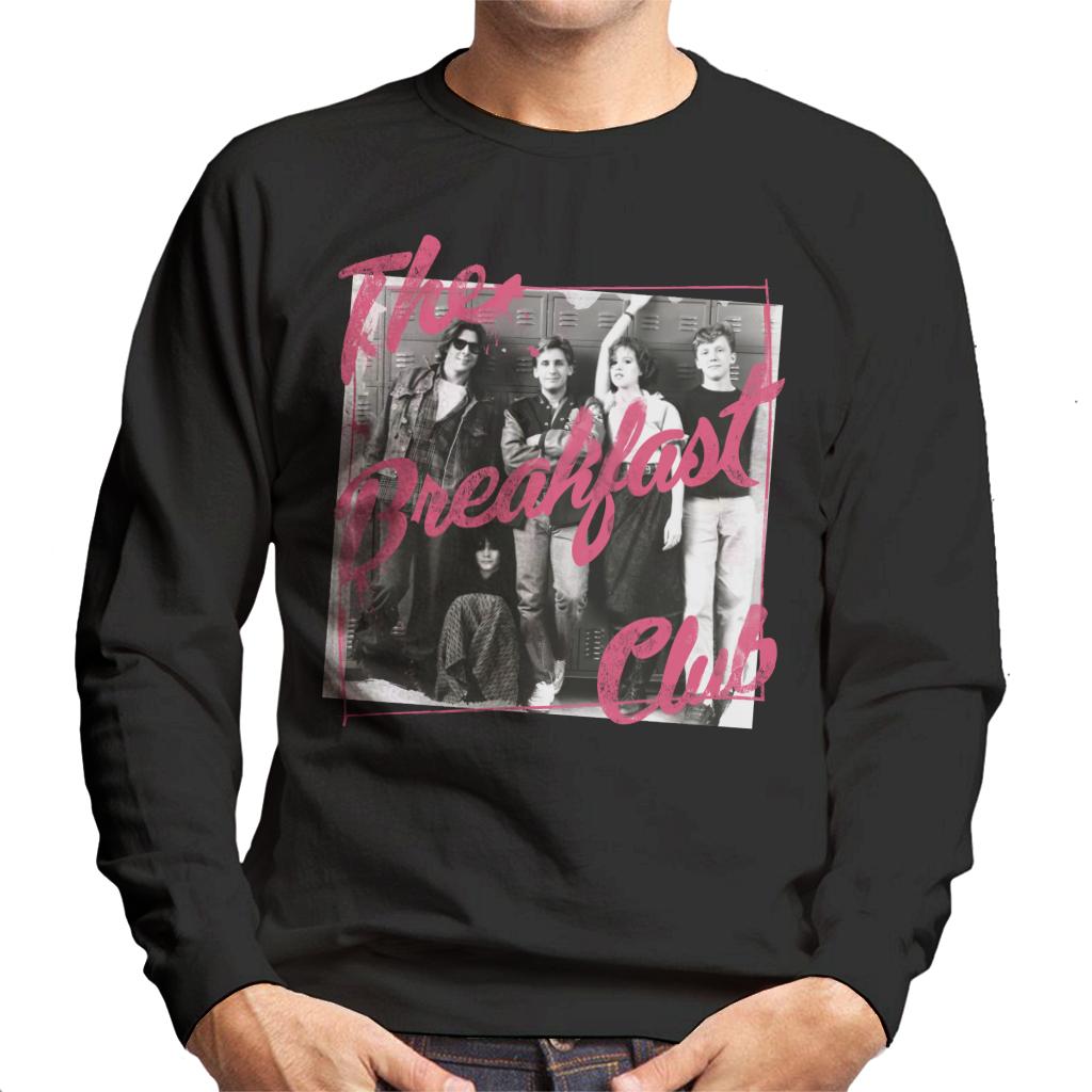 The Breakfast Club Pink Text Characters At Lockers Men's product image 1