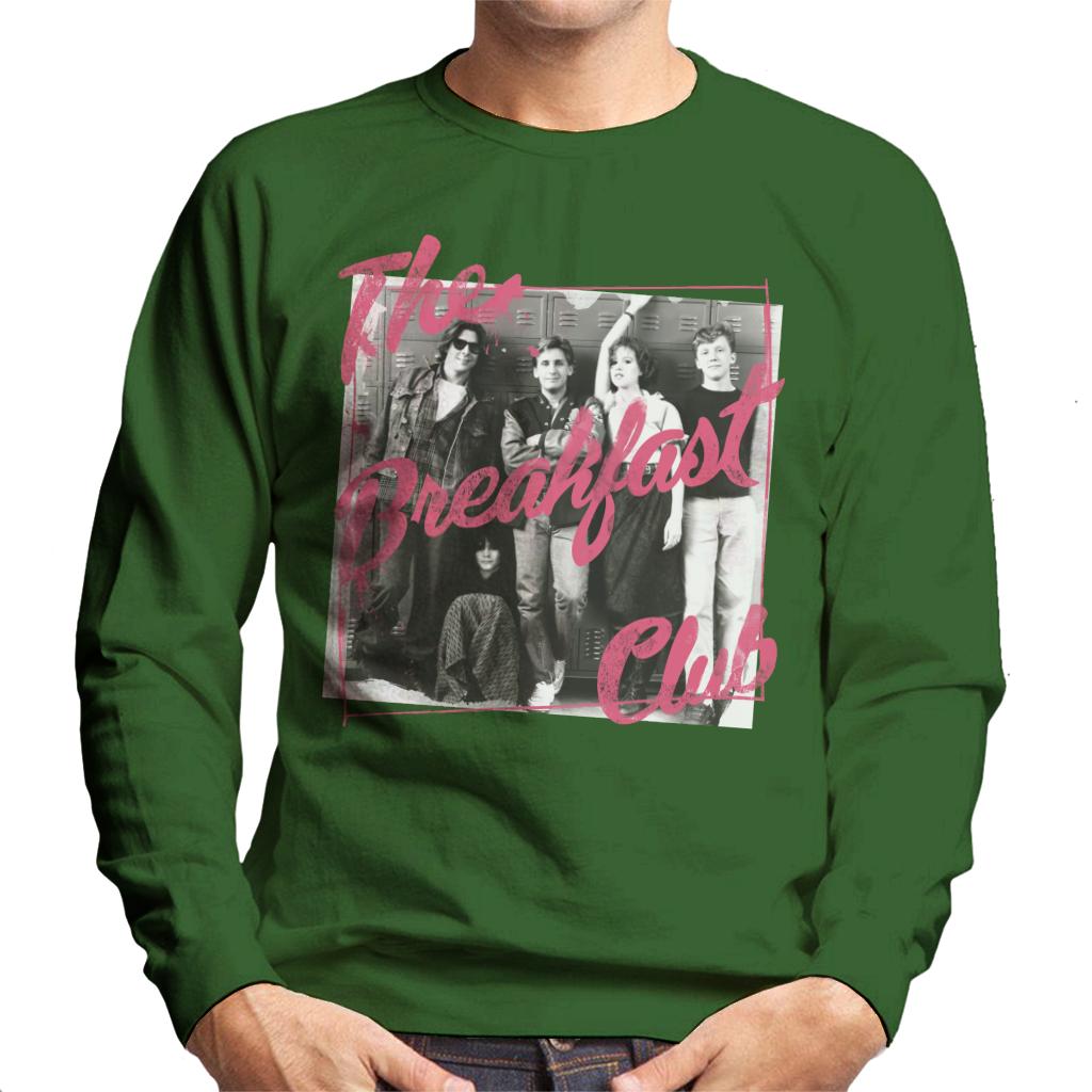The Breakfast Club Pink Text Characters At Lockers Men's product image 4