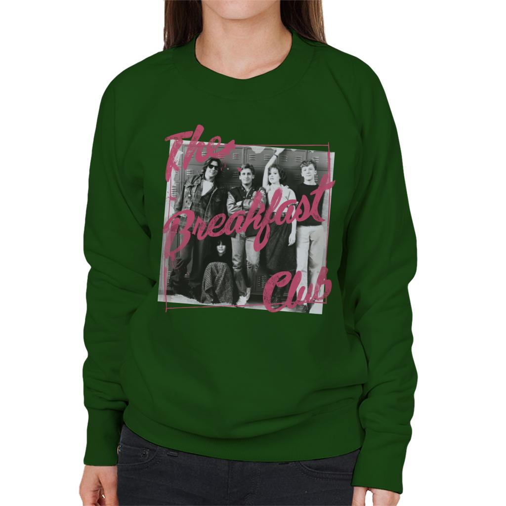 The Breakfast Club Pink Text Characters At Lockers Women's product image 4