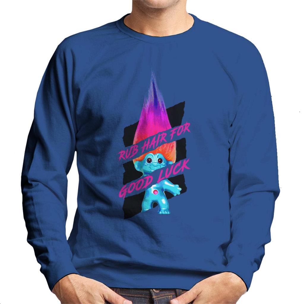 Trolls Rub Hair For Good Luck Men's Sweatshirt product image 4