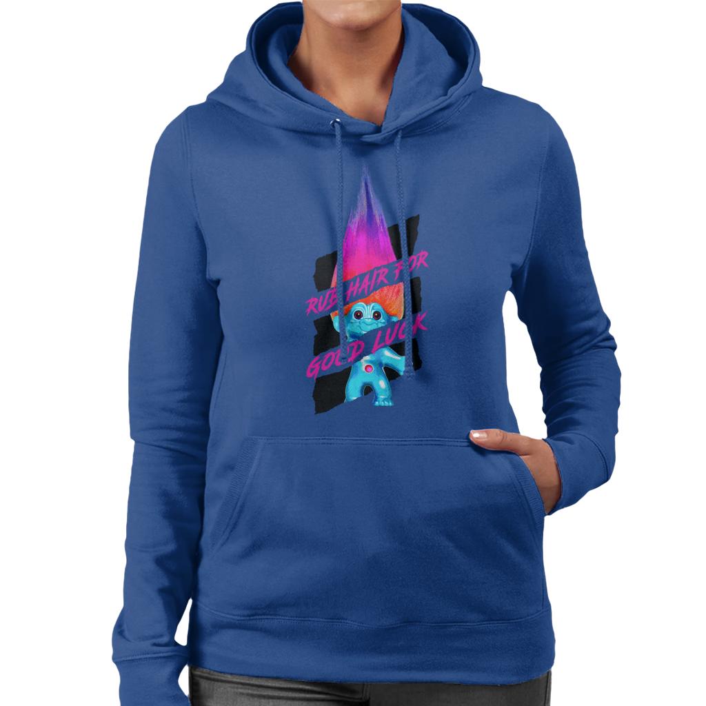 Trolls Rub Hair For Good Luck Women's Hooded Sweatshirt product image 4
