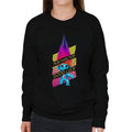 Trolls Rub Hair For Good Luck Gold Text Women's Sweatshirt product image 1