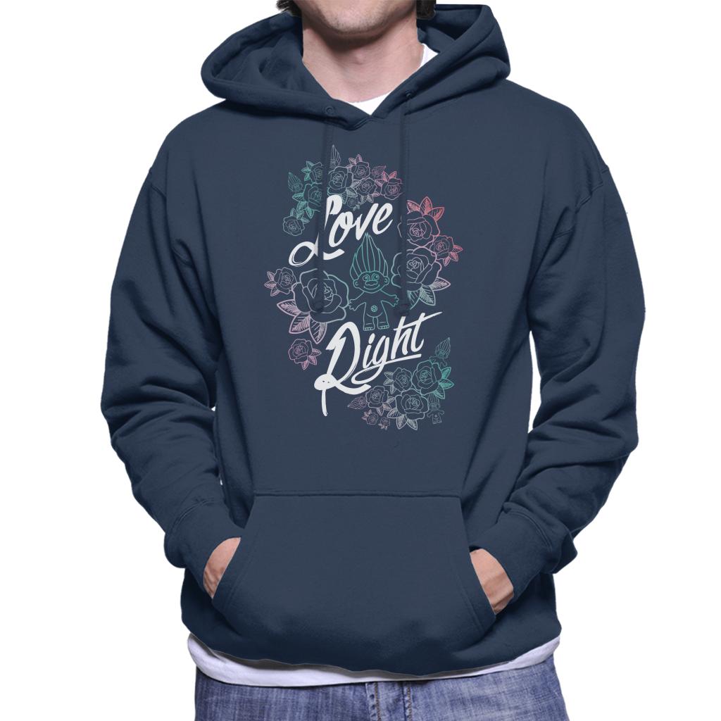 Trolls Love Right Men's Hooded Sweatshirt product image 4
