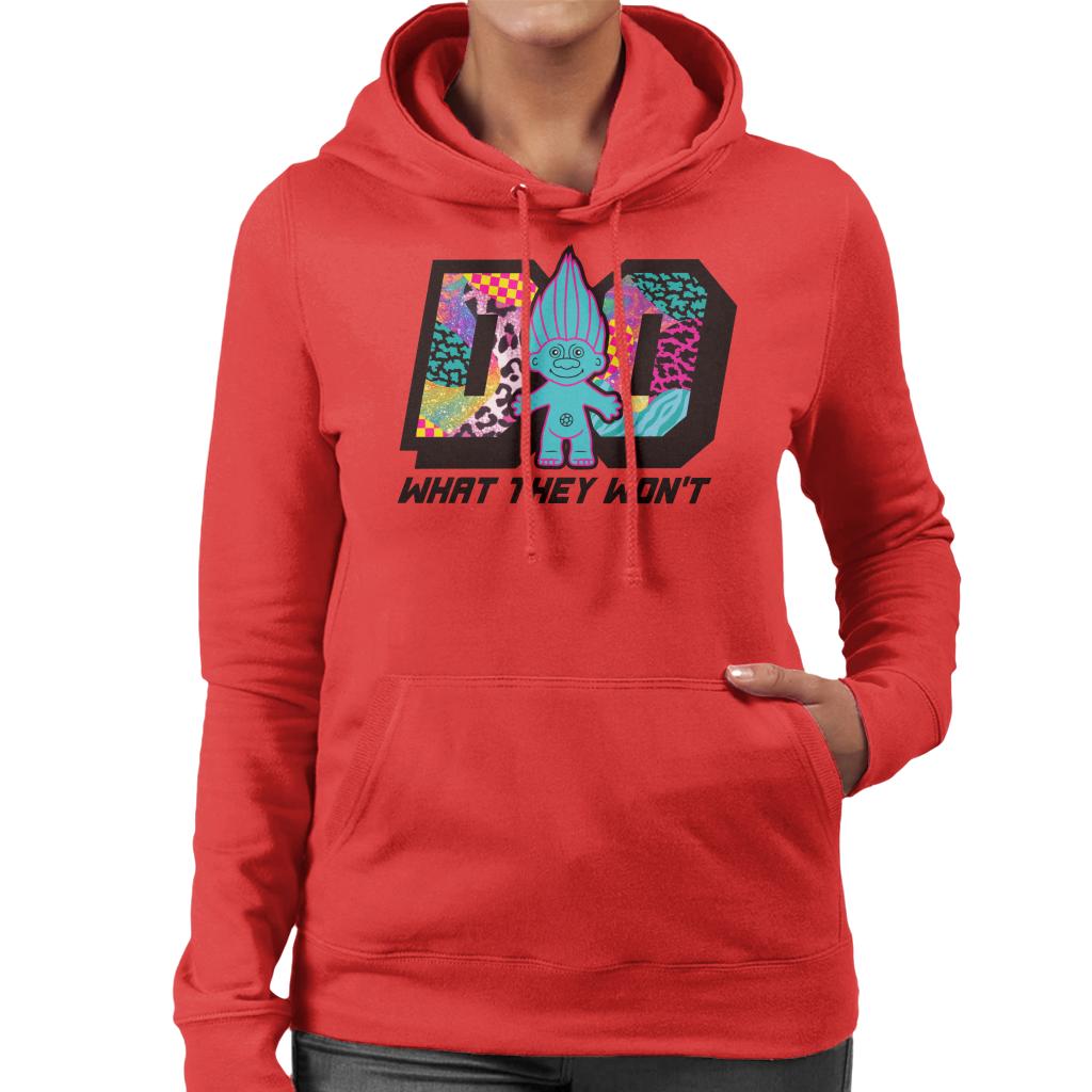 Trolls Do What They Wont Cosmic Pattern Women's Hooded product image 6