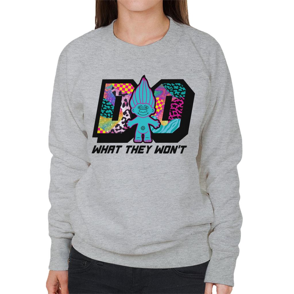 Trolls Do What They Wont Cosmic Pattern Women's Sweatshirt product image 1