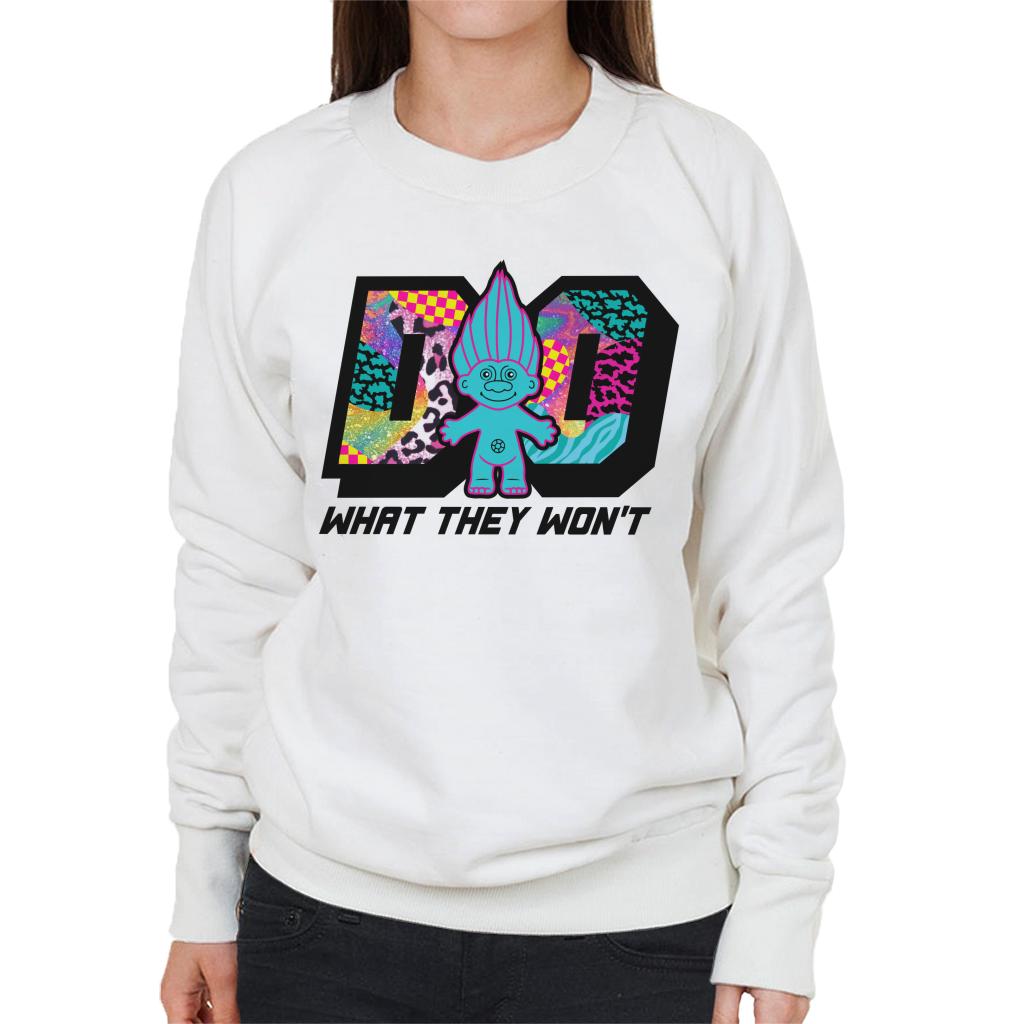 Trolls Do What They Wont Cosmic Pattern Women's Sweatshirt product image 4