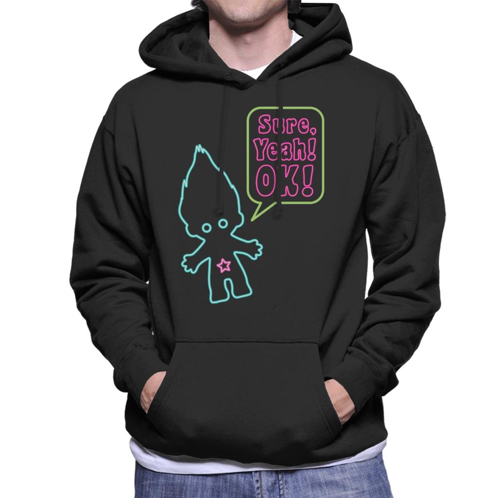 Trolls Neon Sure Yeah Ok Men's Hooded Sweatshirt product image 1