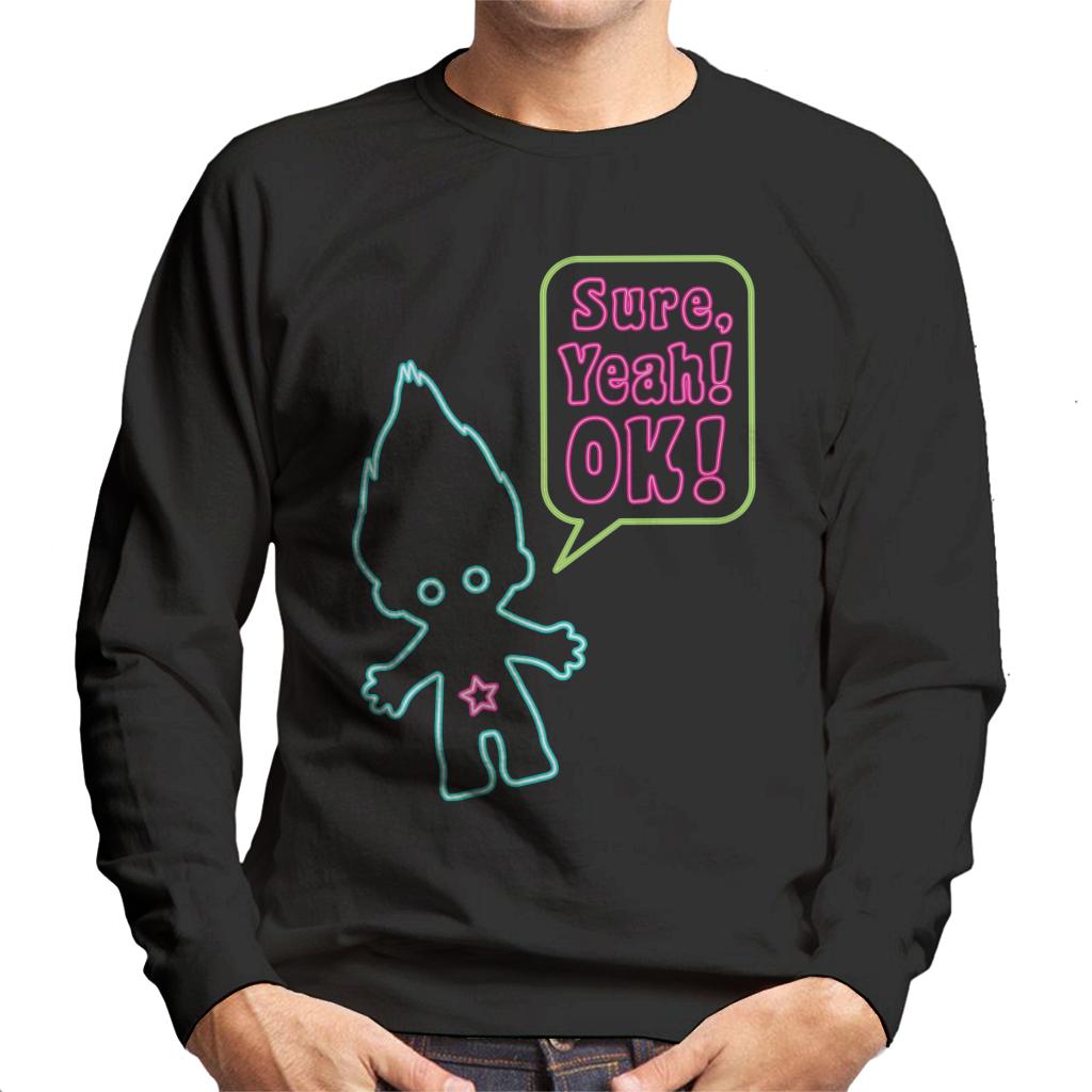 Trolls Neon Sure Yeah Ok Men's Sweatshirt product image 1