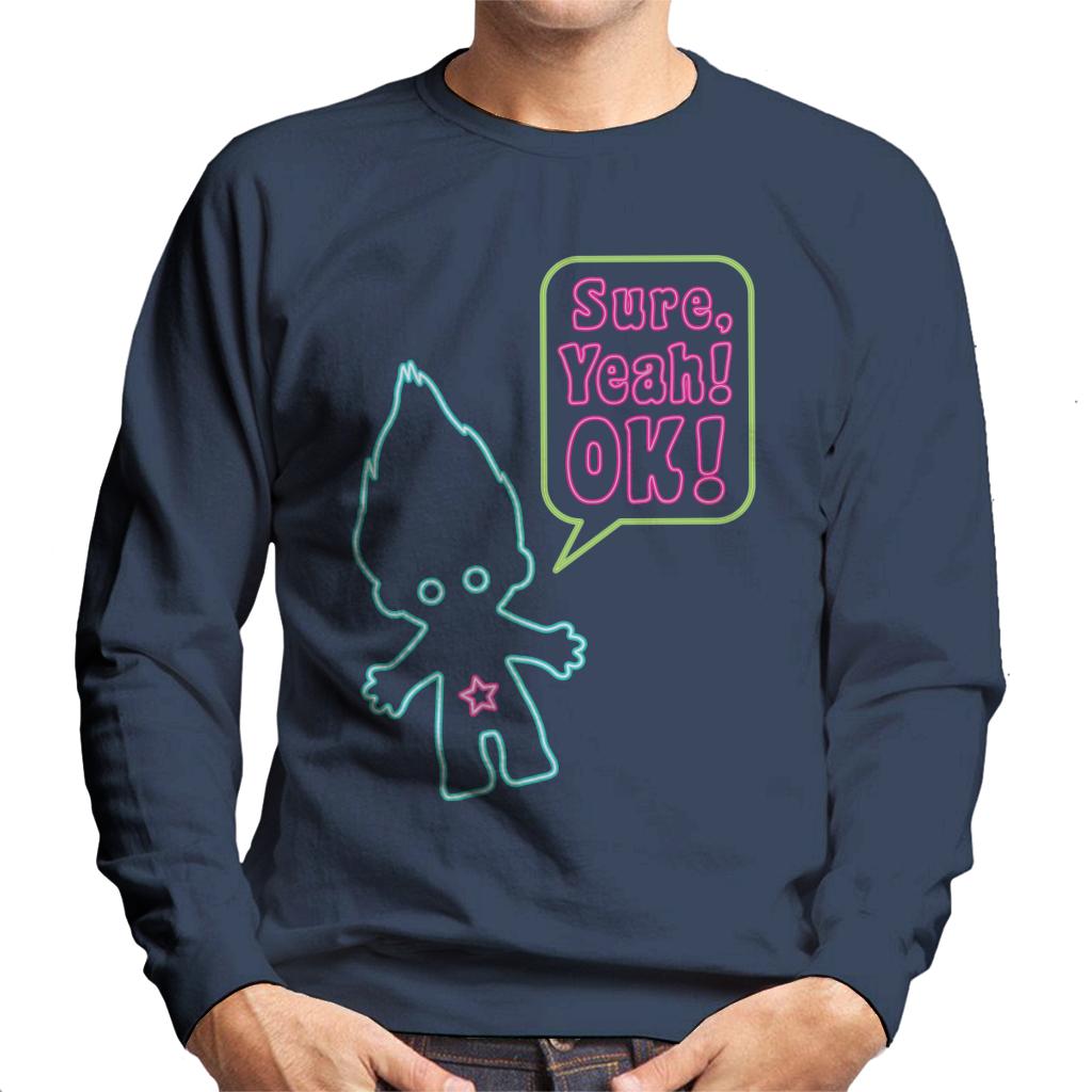 Trolls Neon Sure Yeah Ok Men's Sweatshirt product image 4