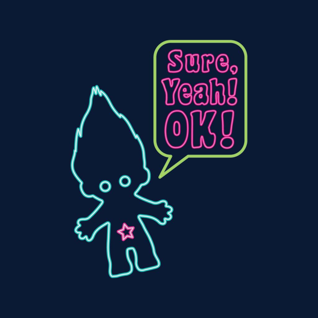 Trolls Neon Sure Yeah Ok Women's Hooded Sweatshirt product image 5