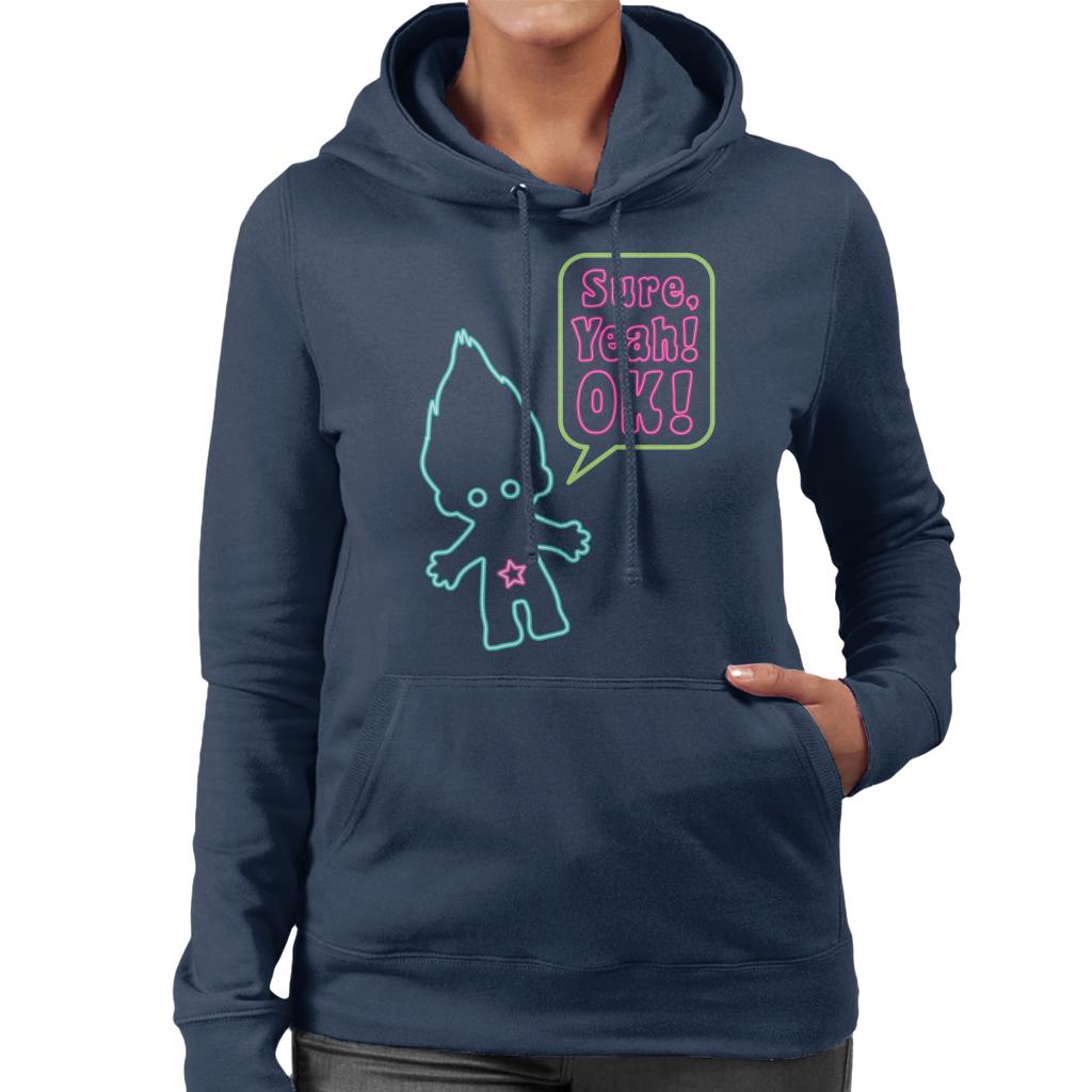 Trolls Neon Sure Yeah Ok Women's Hooded Sweatshirt product image 4