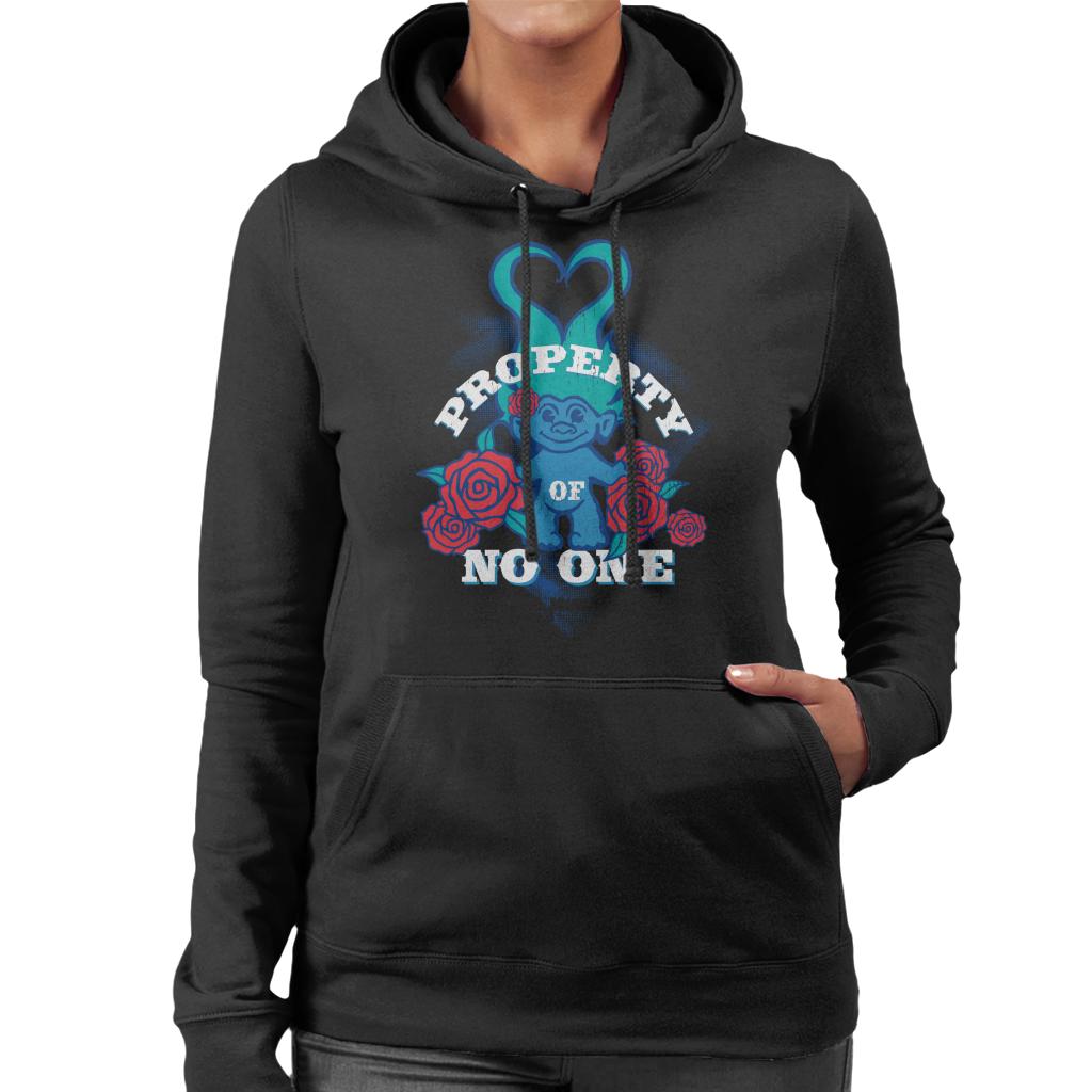 Trolls Property Of No One Love Heart Women's Hooded product image 1