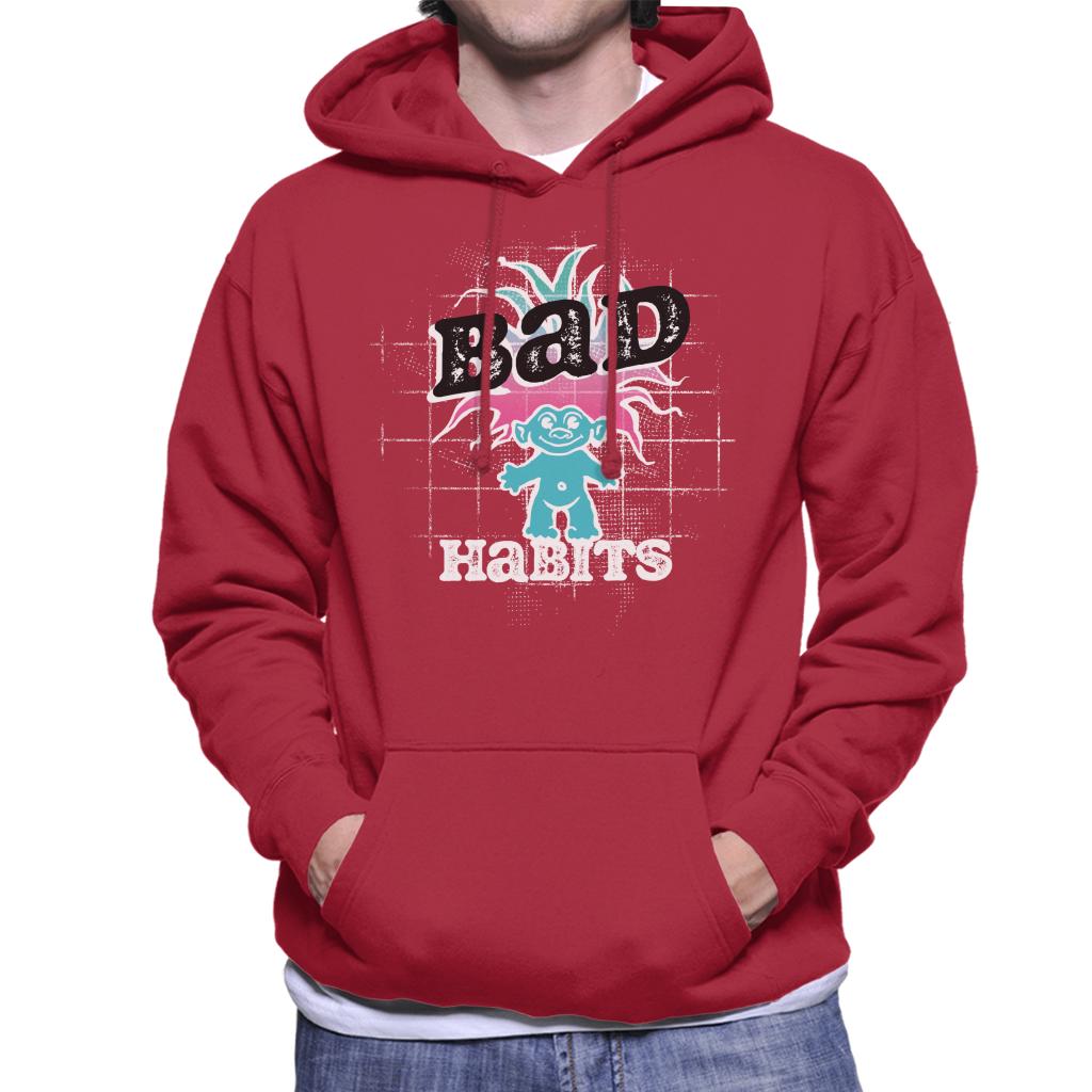 Trolls Bad Habits Pink And Blue Gradient Hair Men's Hooded product image 4