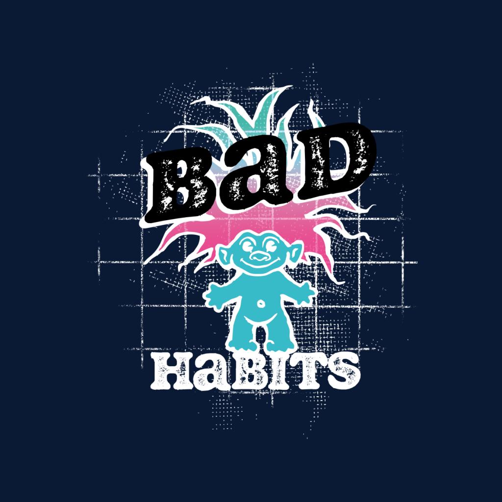 Trolls Bad Habits Pink And Blue Gradient Hair Men's T-Shirt product image 2