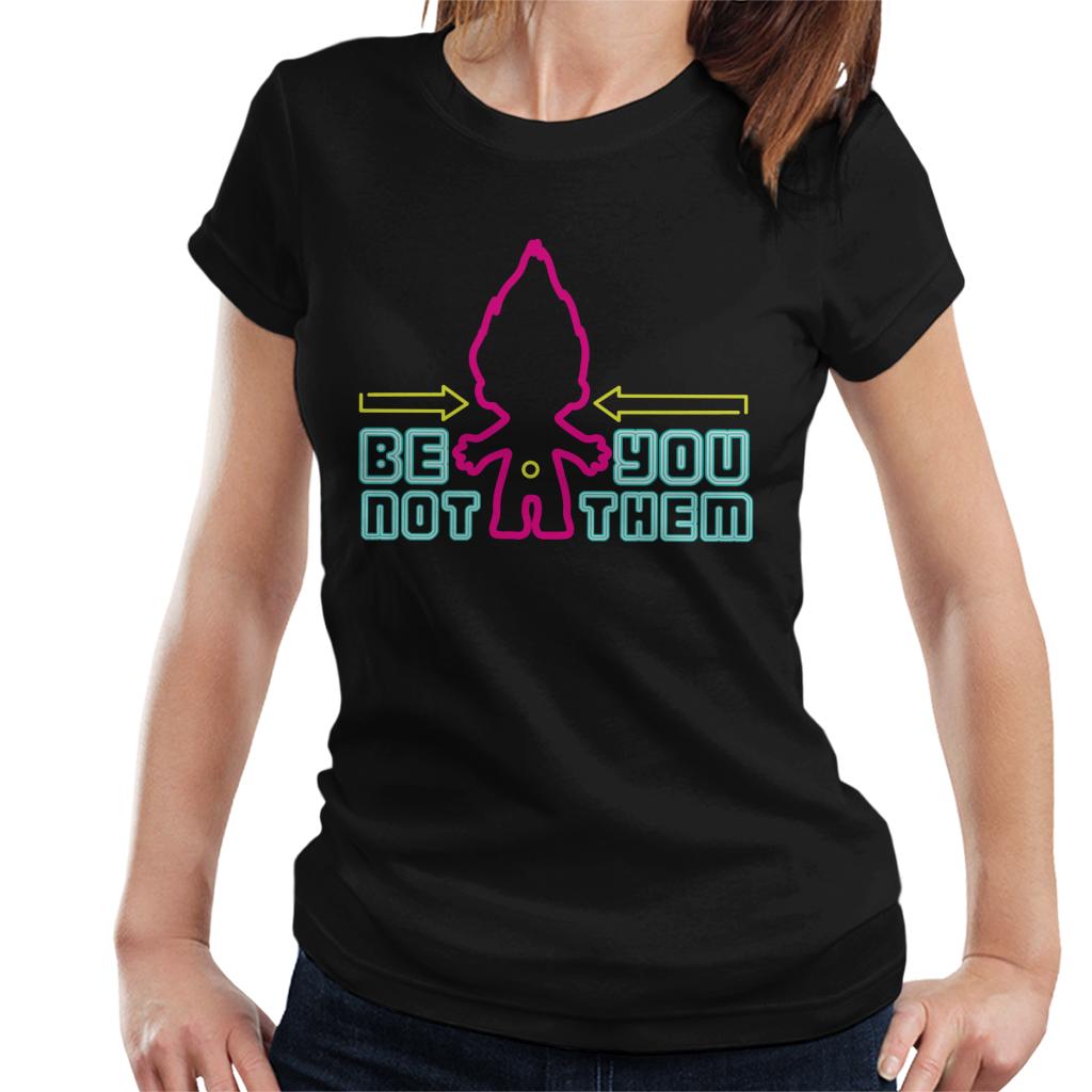 Trolls Neon Silhouette Be You Not Them Women's T-Shirt product image 1