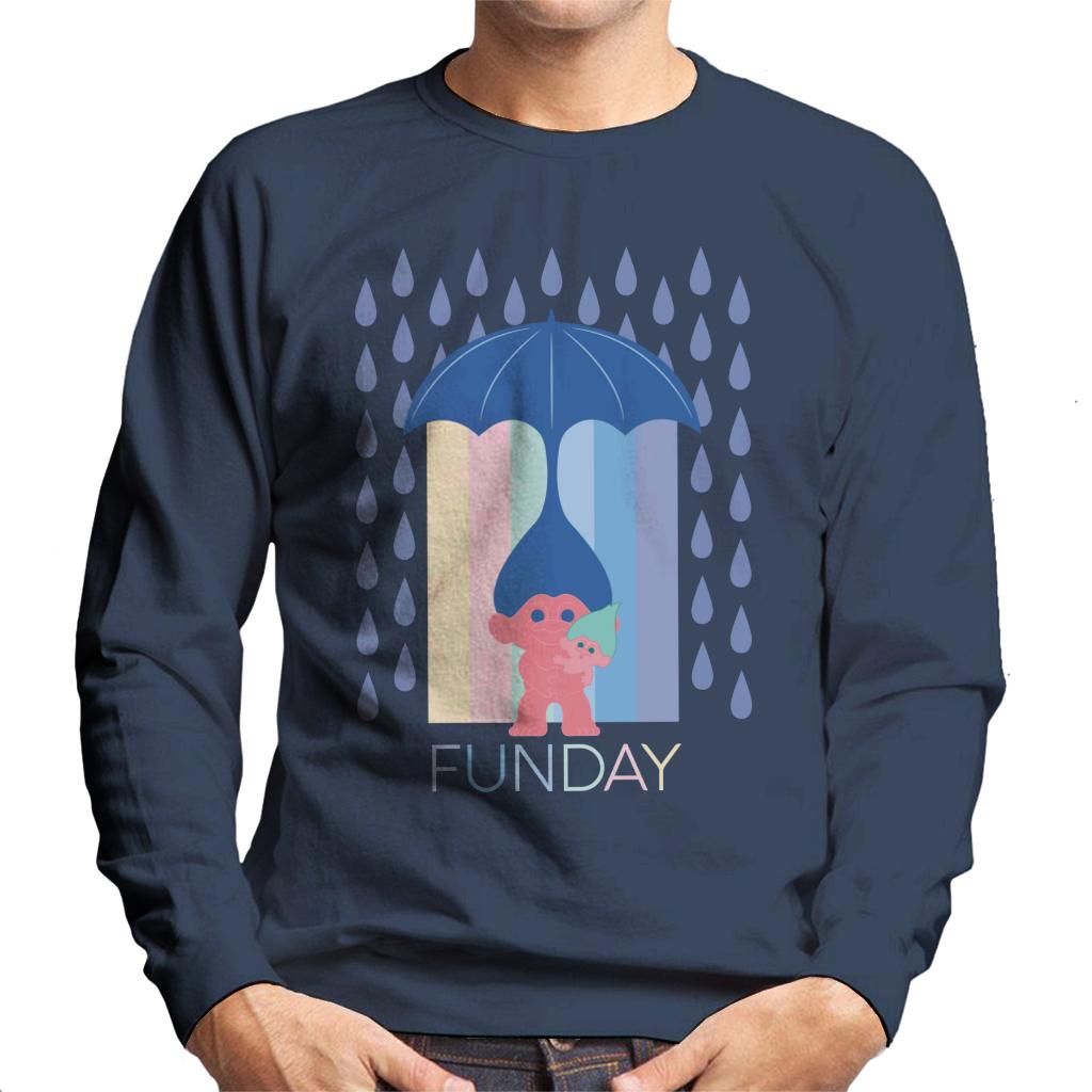 Trolls Fun Day Raining Umbrella Hair Men's Sweatshirt product image 1