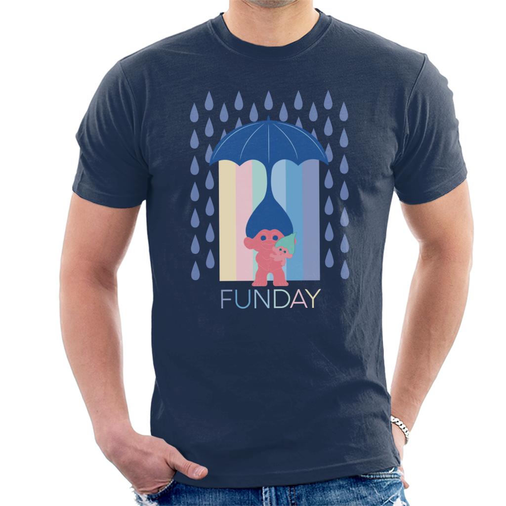 Trolls Fun Day Raining Umbrella Hair Men's T-Shirt product image 1