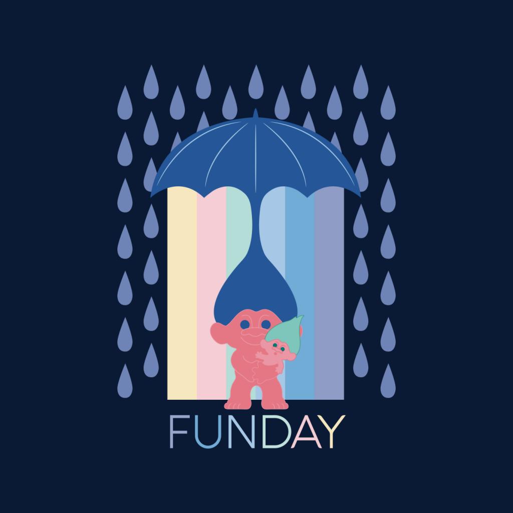 Trolls Fun Day Raining Umbrella Hair Women's Sweatshirt product image 2