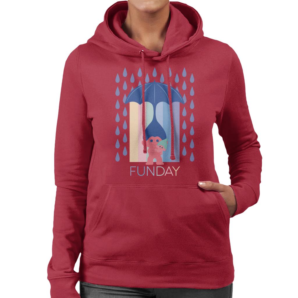 Trolls Fun Day Raining Umbrella Hair Women's Hooded product image 4