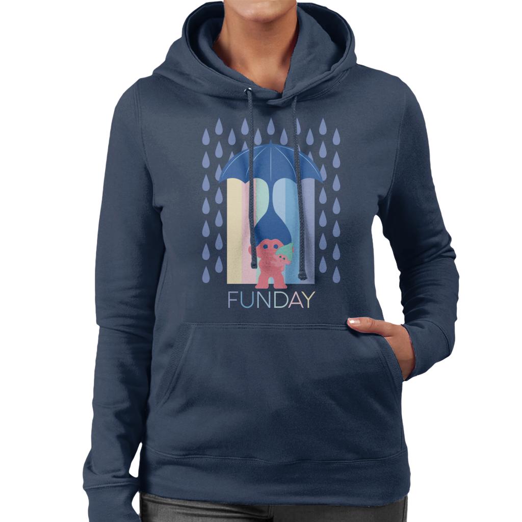 Trolls Fun Day Raining Umbrella Hair Women's Hooded product image 1