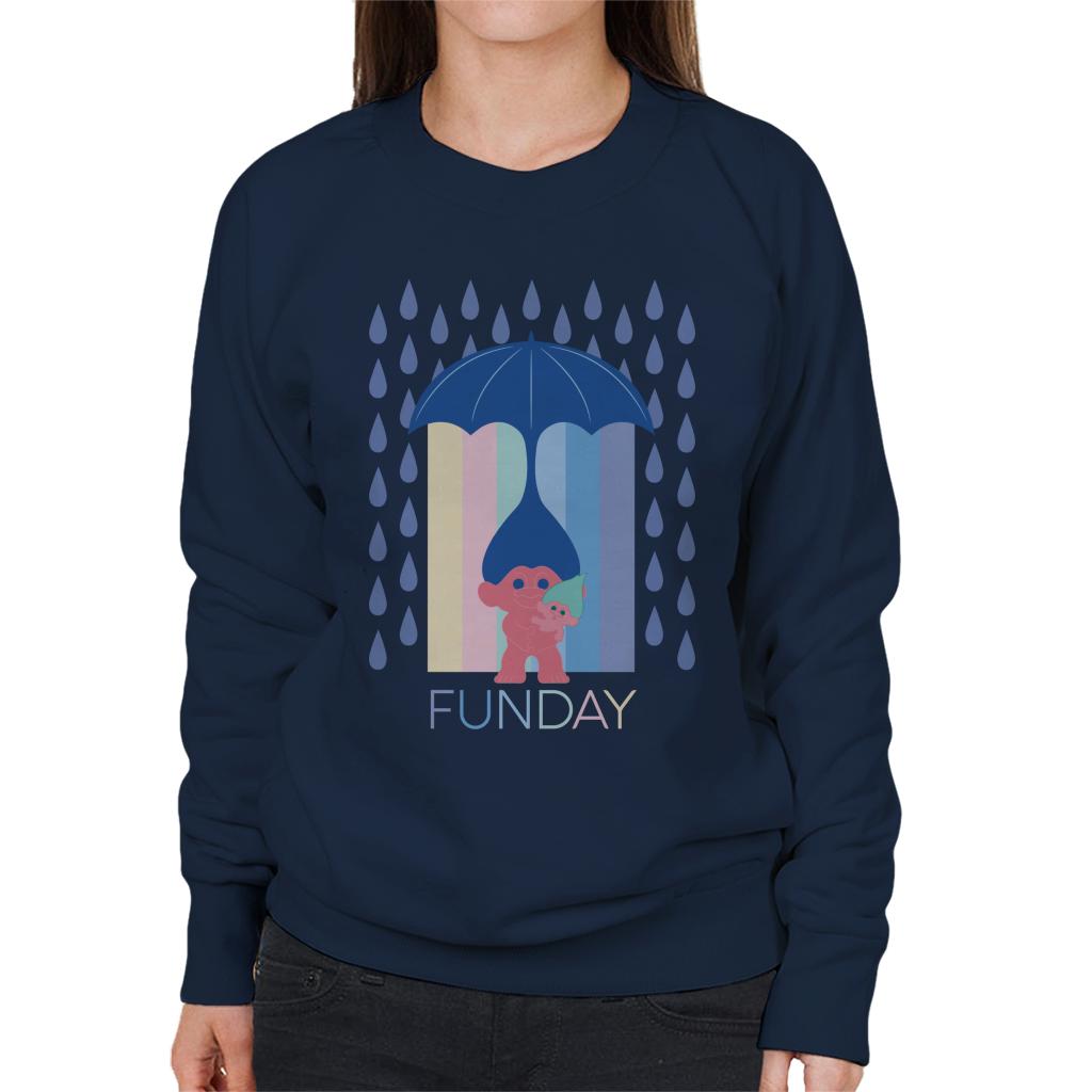 Trolls Fun Day Raining Umbrella Hair Women's Sweatshirt product image 1
