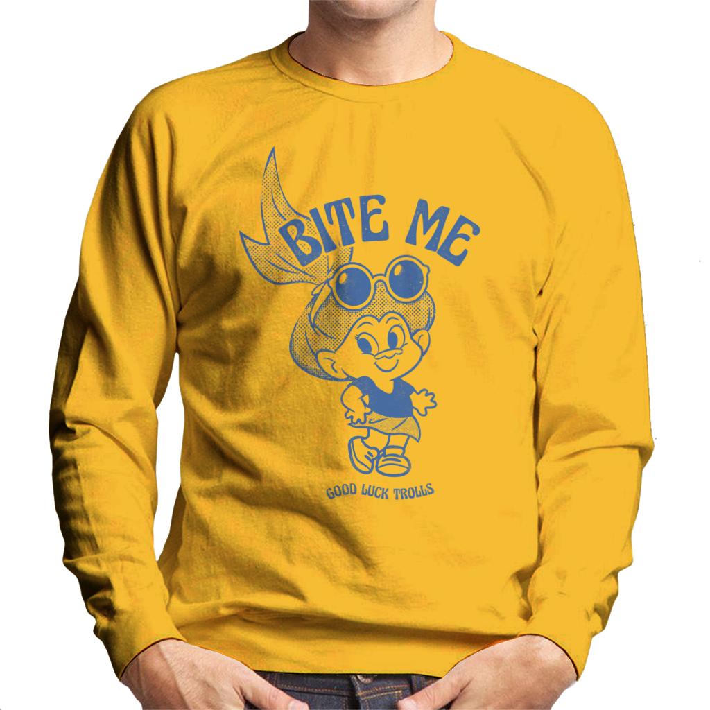 Trolls Bite Me Good Luck Men's Sweatshirt product image 4