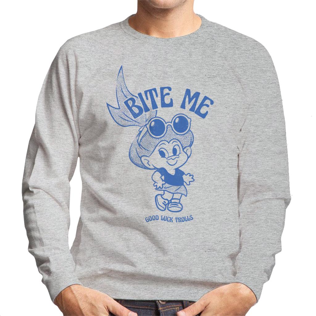 Trolls Bite Me Good Luck Men's Sweatshirt product image 1