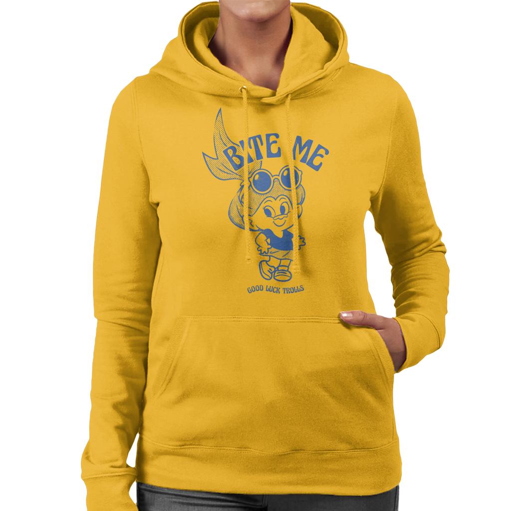 Trolls Bite Me Good Luck Women's Hooded Sweatshirt product image 4