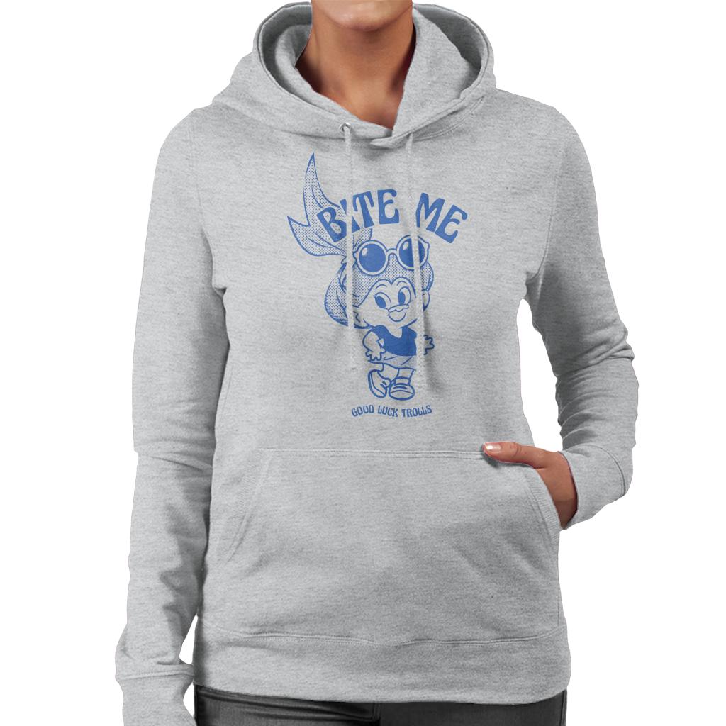 Trolls Bite Me Good Luck Women's Hooded Sweatshirt product image 1