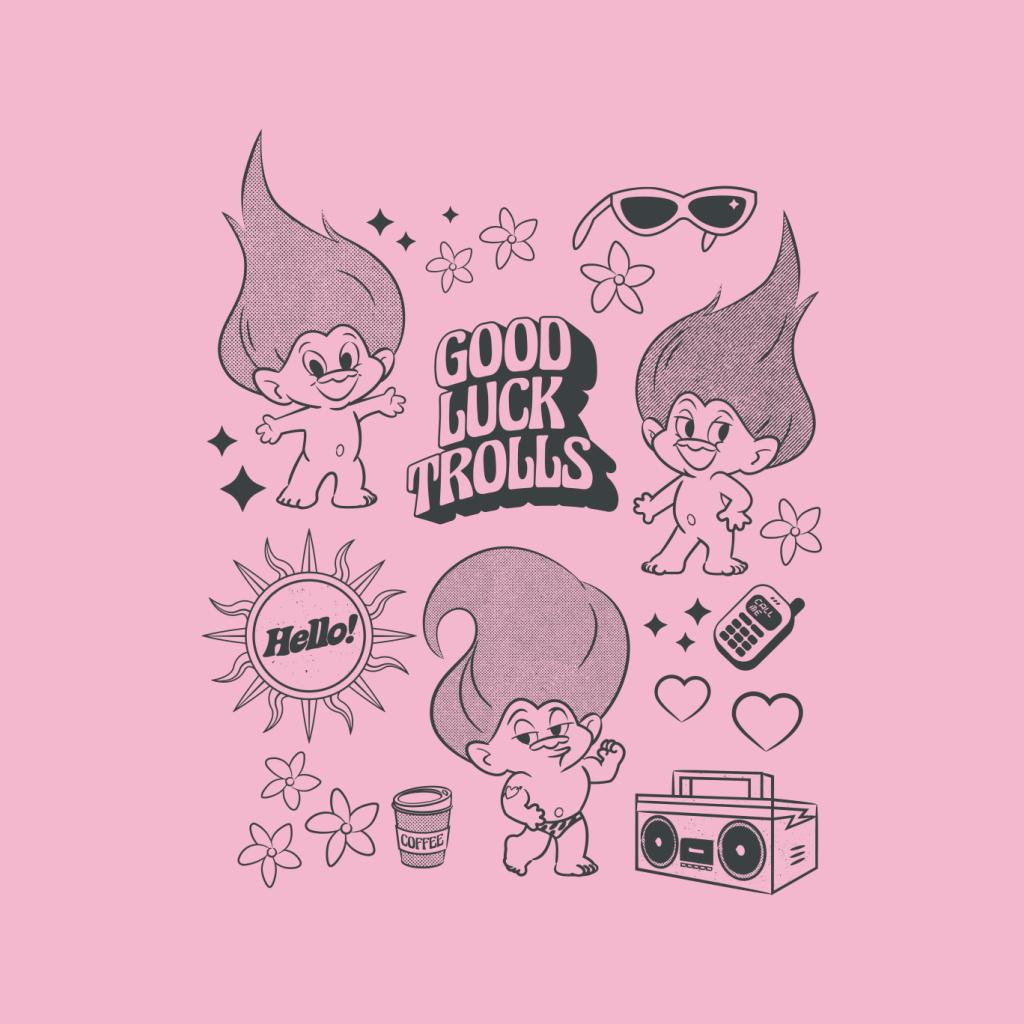 Trolls Hello Good Luck Dancing Women's Hooded Sweatshirt product image 5