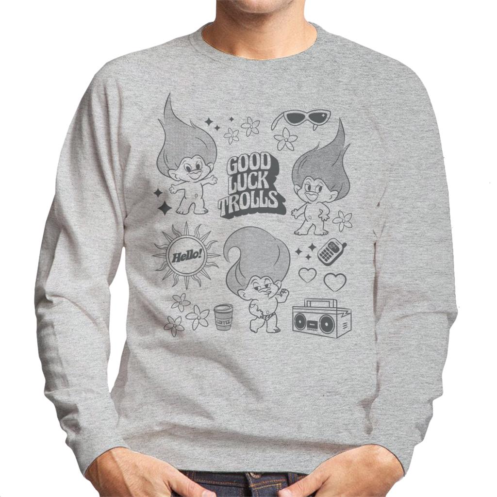 Trolls Hello Good Luck Dancing Men's Sweatshirt product image 1