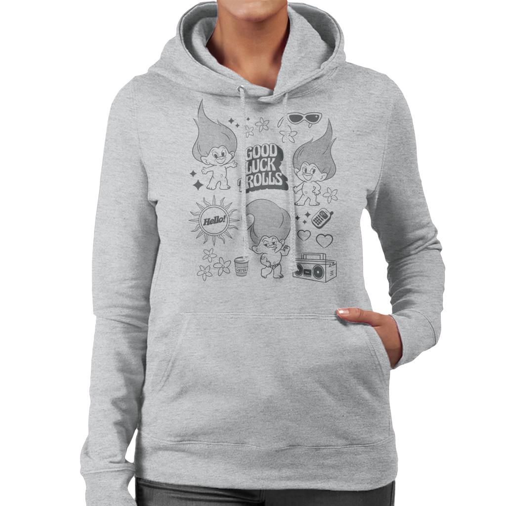 Trolls Hello Good Luck Dancing Women's Hooded Sweatshirt product image 1