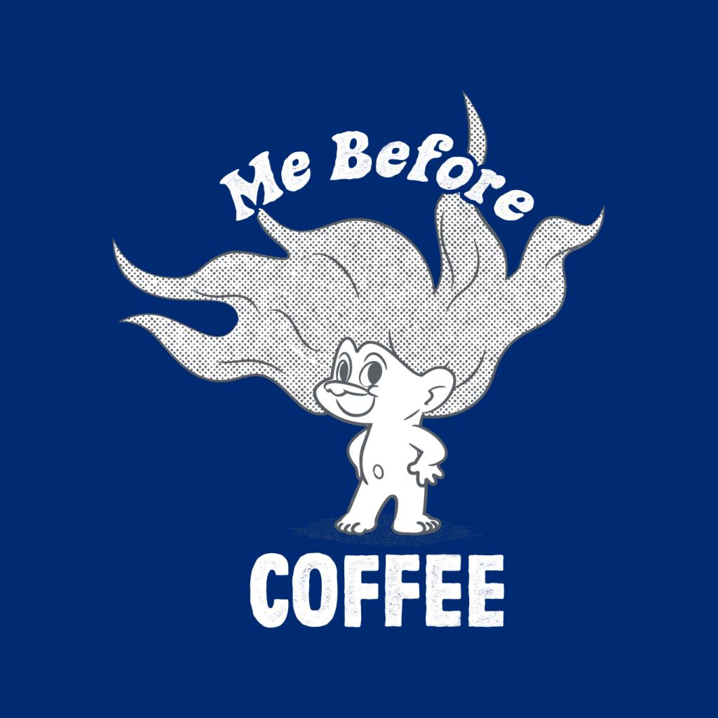 Trolls Me Before Coffee Men's Sweatshirt product image 5