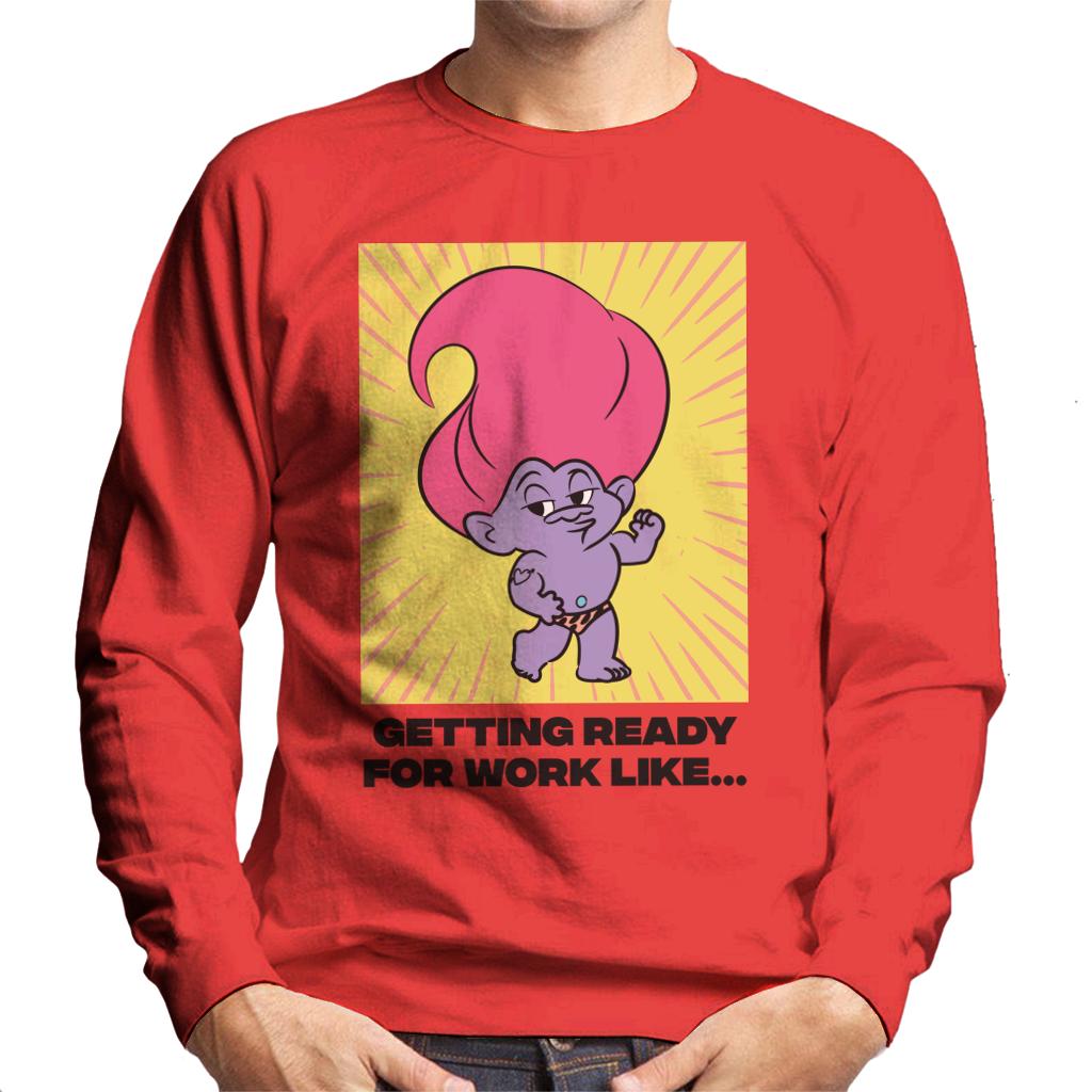 Trolls Getting Ready For Work Like Men's Sweatshirt product image 4
