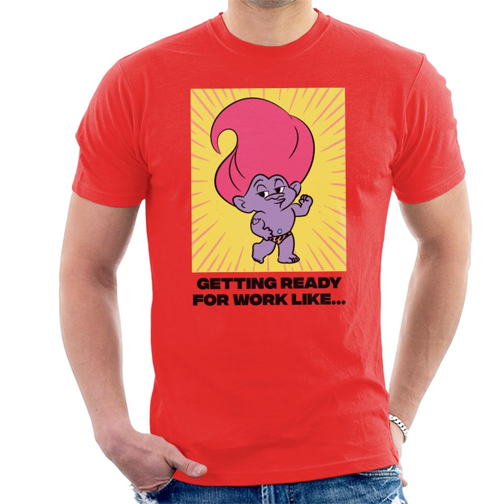 Trolls Getting Ready For Work Like Men's T-Shirt product image 4
