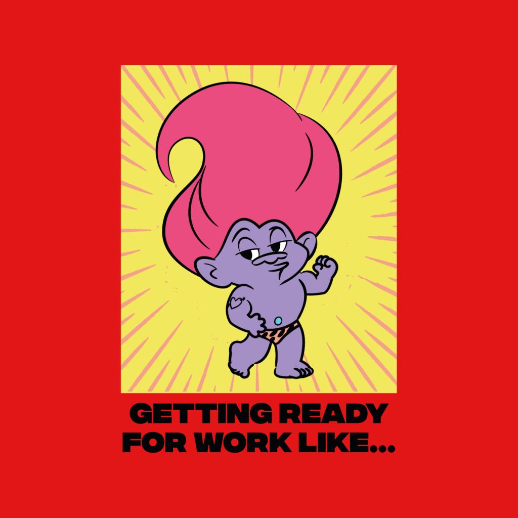 Trolls Getting Ready For Work Like Men's Sweatshirt product image 5