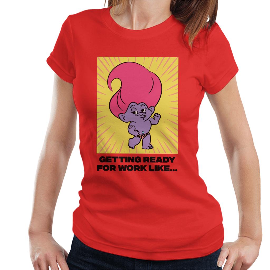 Trolls Getting Ready For Work Like Women's T-Shirt product image 4