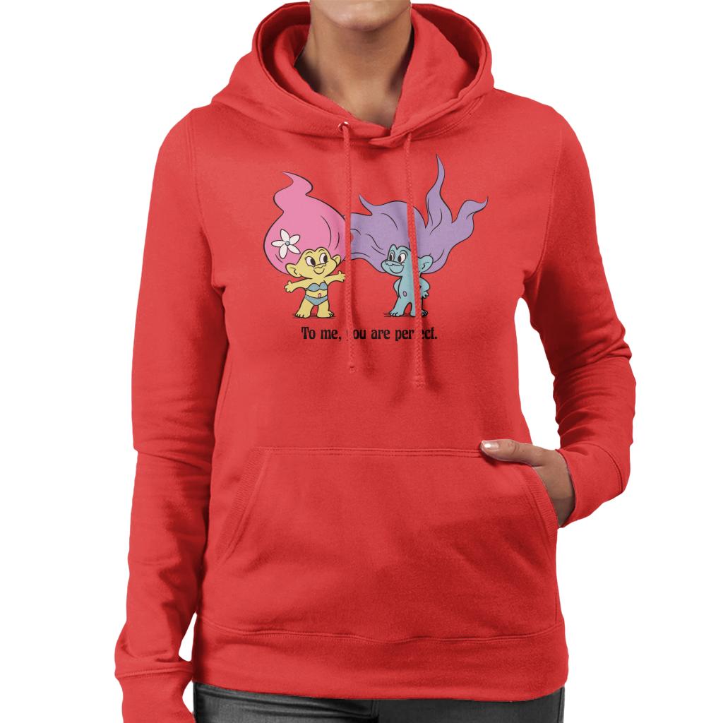 Trolls To Me You Are Perfect Women's Hooded Sweatshirt product image 4