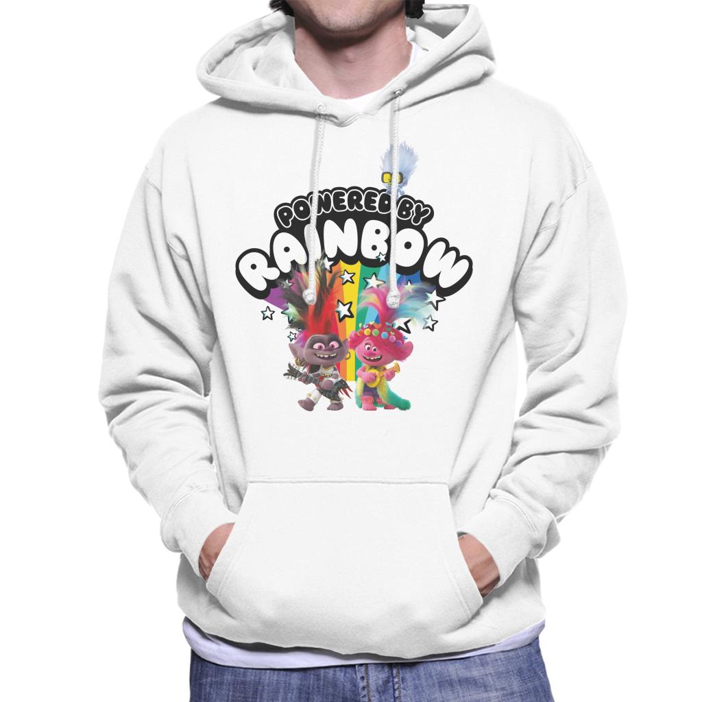Trolls Powered By Rainbows Men's Hooded Sweatshirt product image 1