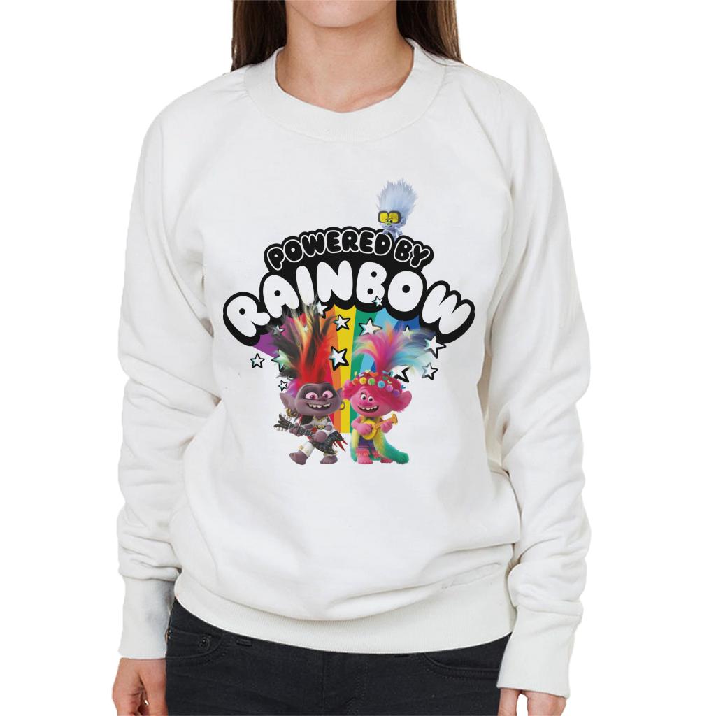 Trolls Powered By Rainbows Women's Sweatshirt product image 1