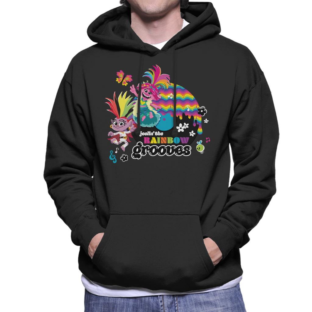 Trolls Feelin The Rainbow Grooves Men's Hooded Sweatshirt product image 1