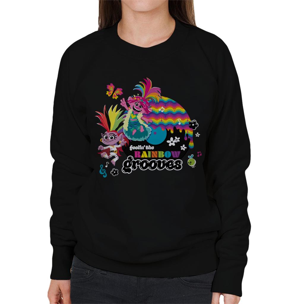 Trolls Feelin The Rainbow Grooves Women's Sweatshirt product image 1