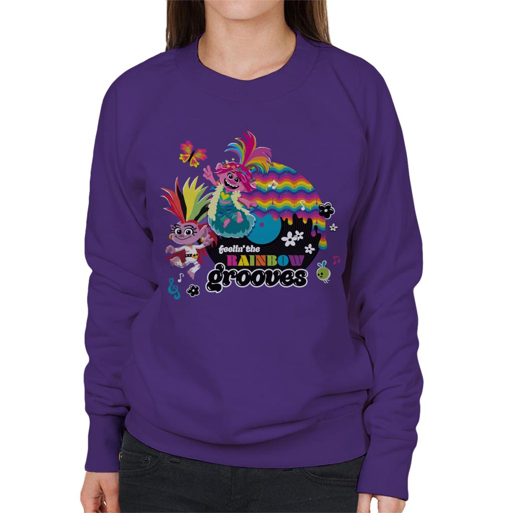 Trolls Feelin The Rainbow Grooves Women's Sweatshirt product image 4