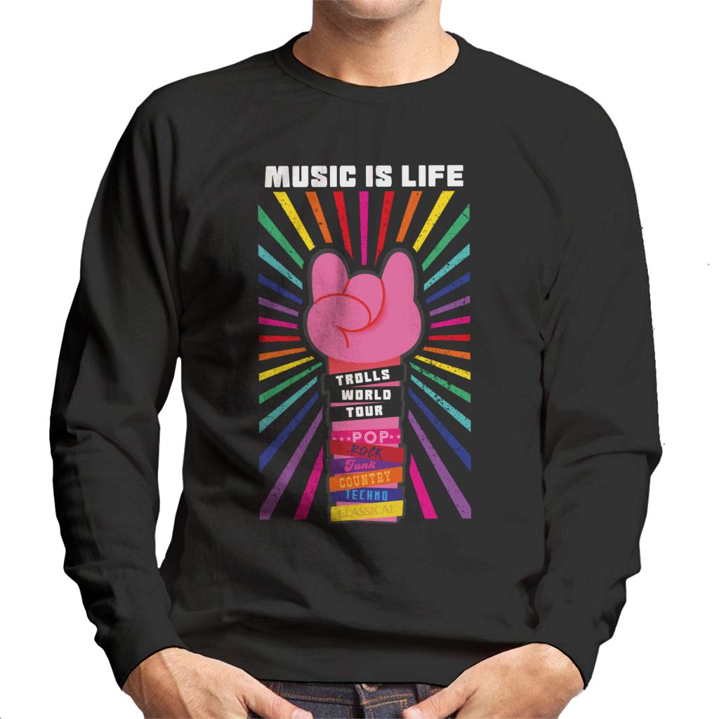 Trolls Devil Horns Men's Sweatshirt product image 1