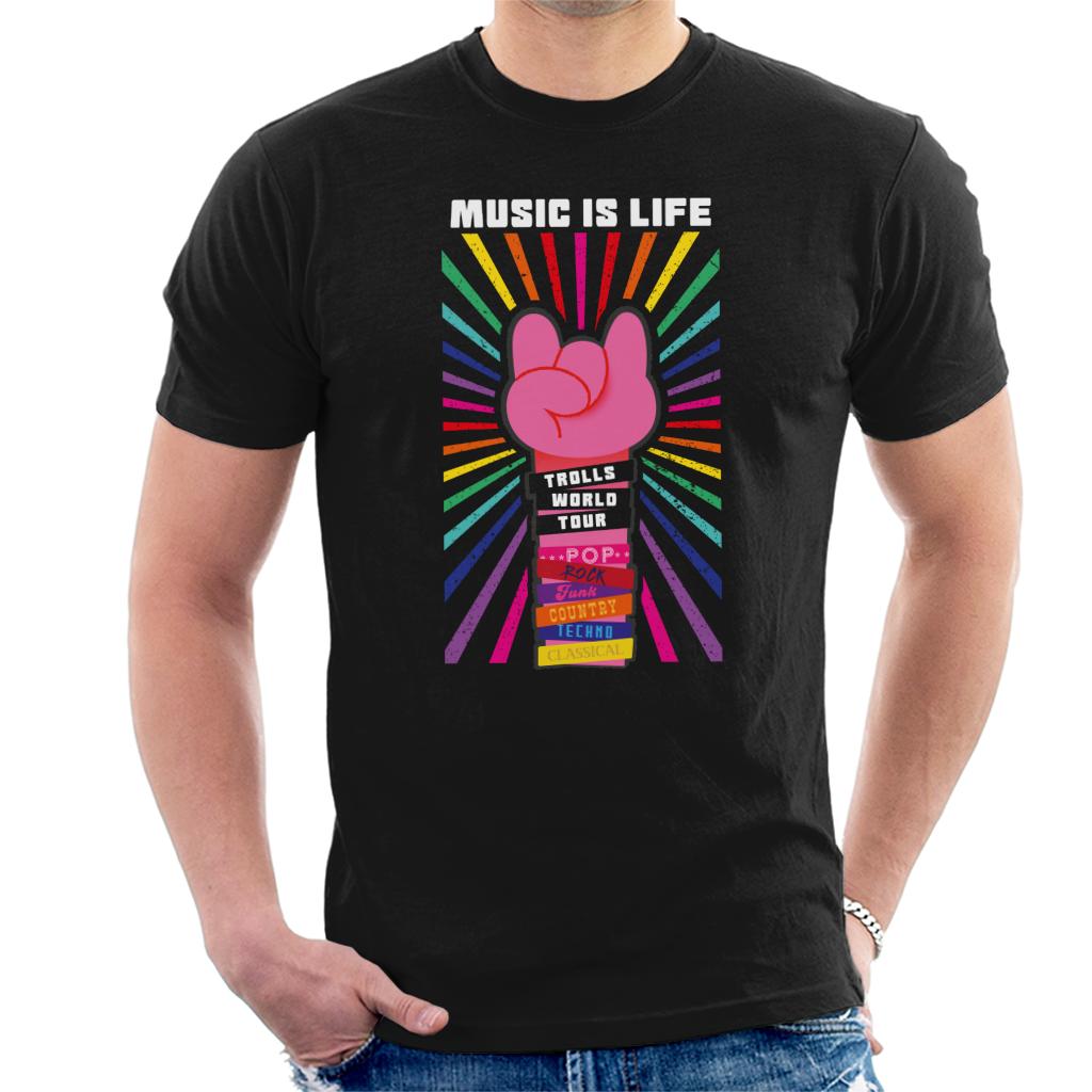 Trolls Devil Horns Men's T-Shirt product image 1