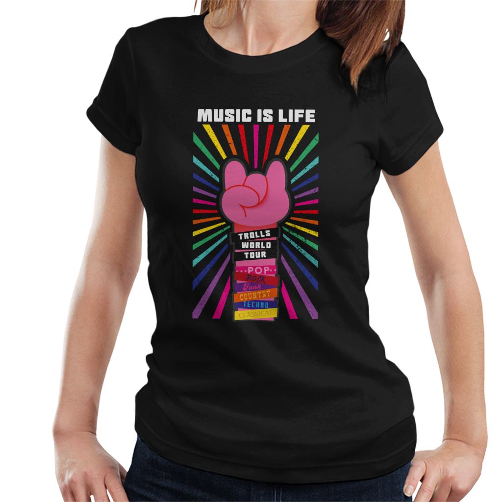 Trolls Devil Horns Women's T-Shirt product image 1