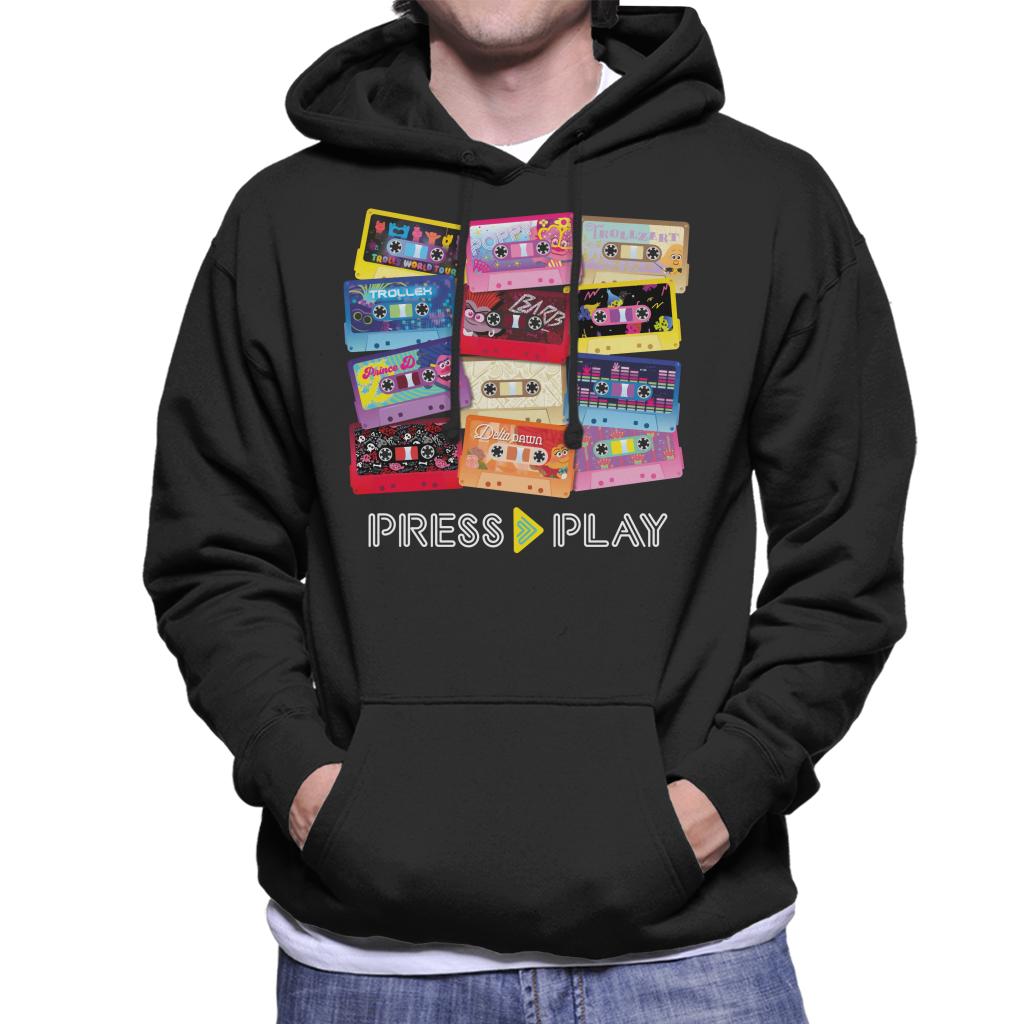 Trolls Cassette Press Play Men's Hooded Sweatshirt product image 1